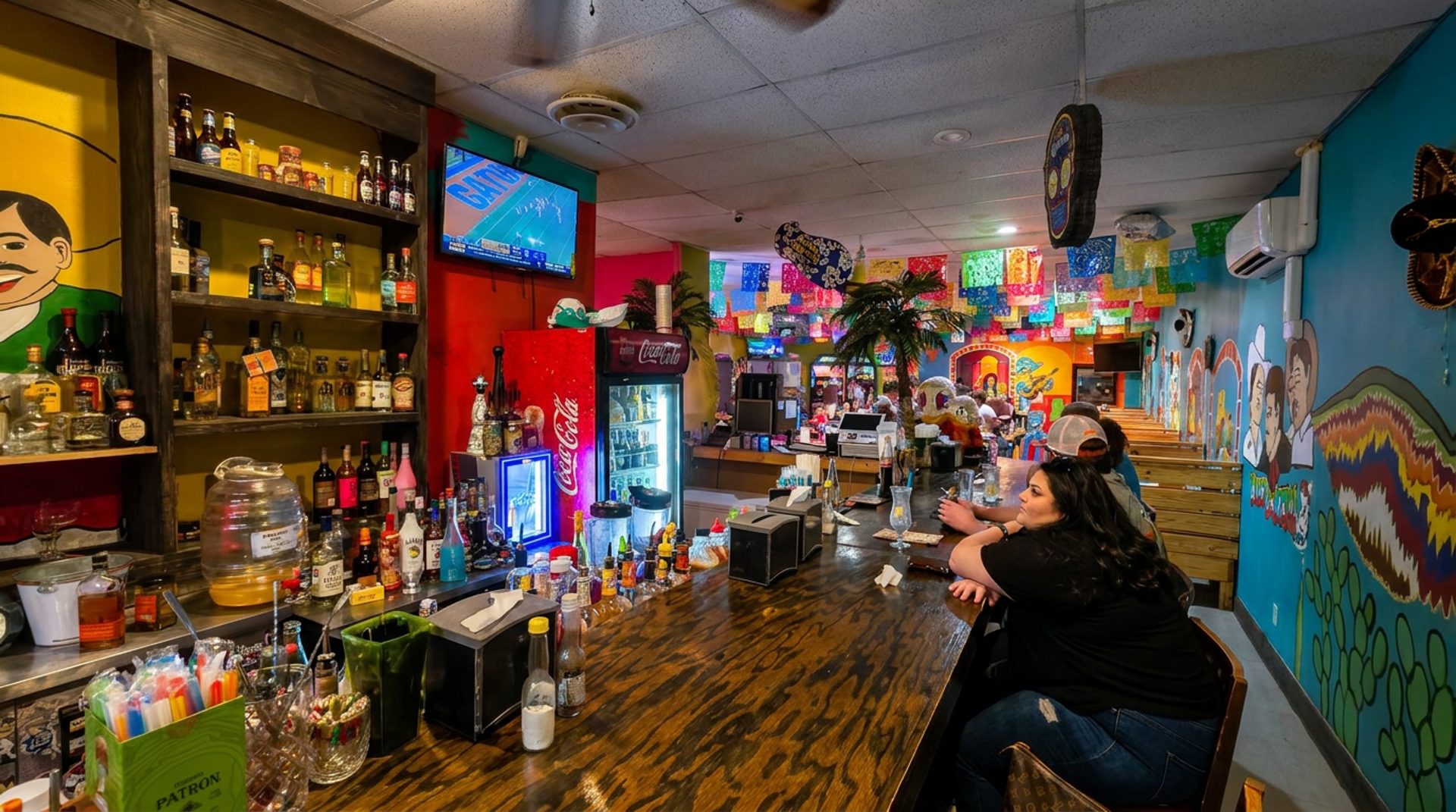 Margaritas at the bar